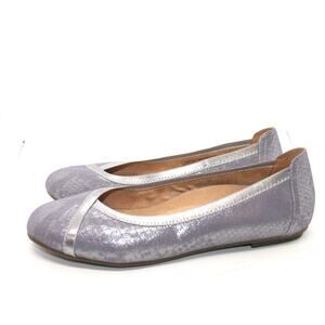 Vionic Spark Caroll Pewter Round Toe Ballets Flats sz 8.5 US